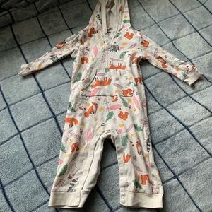 🌟🌟 Old Navy 12-18 months girls long sleeve flower romper, pre-loved